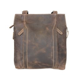 Backpack Leather Or Shoulder Bag Leather In 3 Colors - Backpack Leather Anti-Theft - Expandable With 2 Side Zippers
