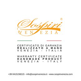 Reloj de mesa cuadrada en vidrio de Murano, idea de regalo, favores, decoración dorada de la vida