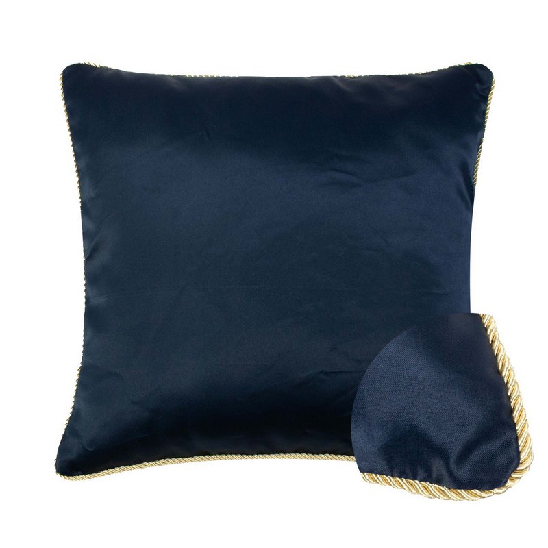 Pushion Satin Navy 45x45cm