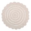 Crochet children's bedroom rug ALMA ECRU