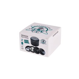 Grinder, Maxi Curved, XXL, 4 Parties, 100mm, Dents Diamants, Bleu Foncé