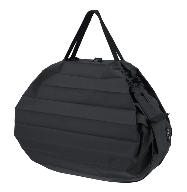 Shupatto compact foldable shopping bag size M - Jet Black
