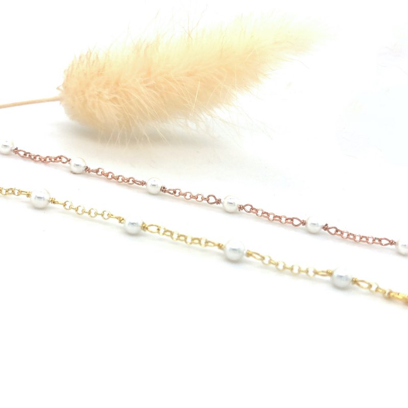 Collana con perle in argento 925