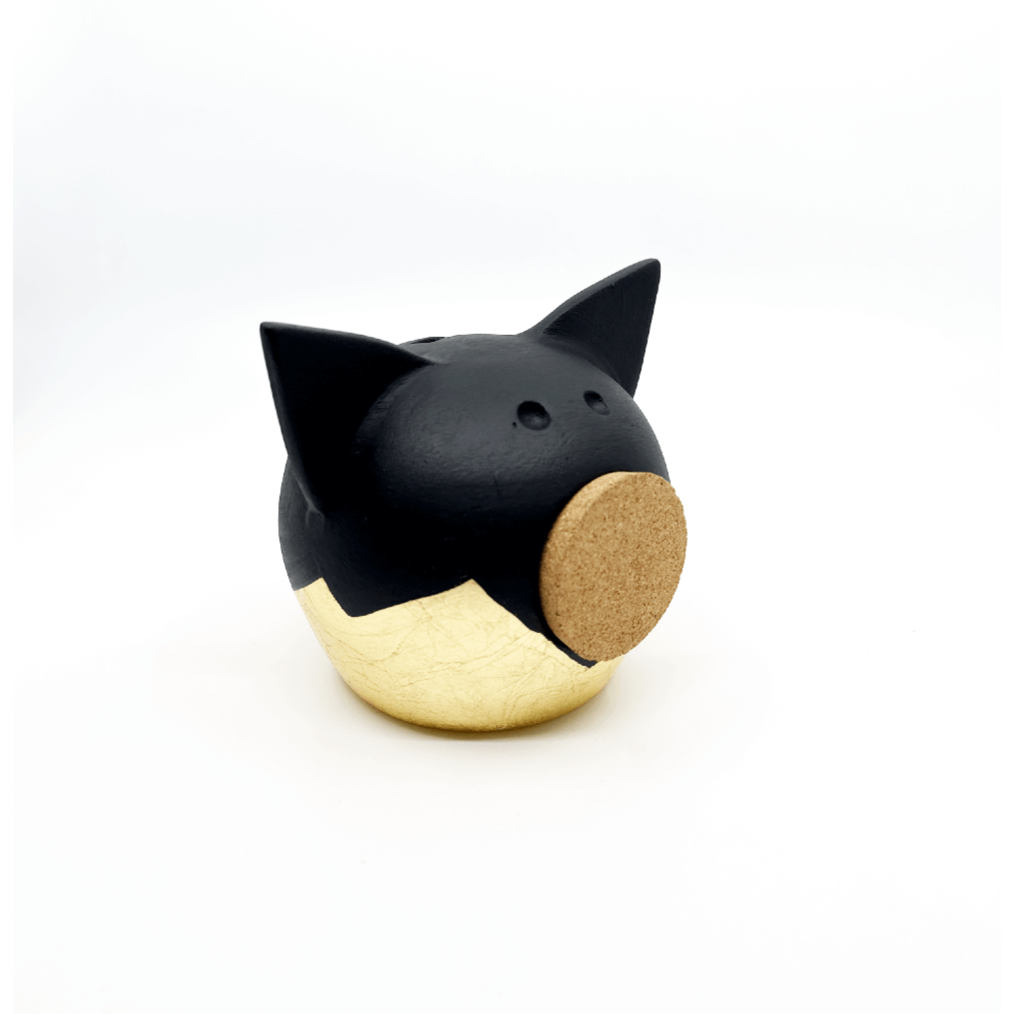Banque de piggy d'or divisée