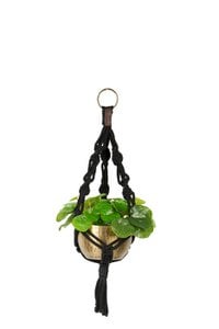 Macrame Plant Hanger M black