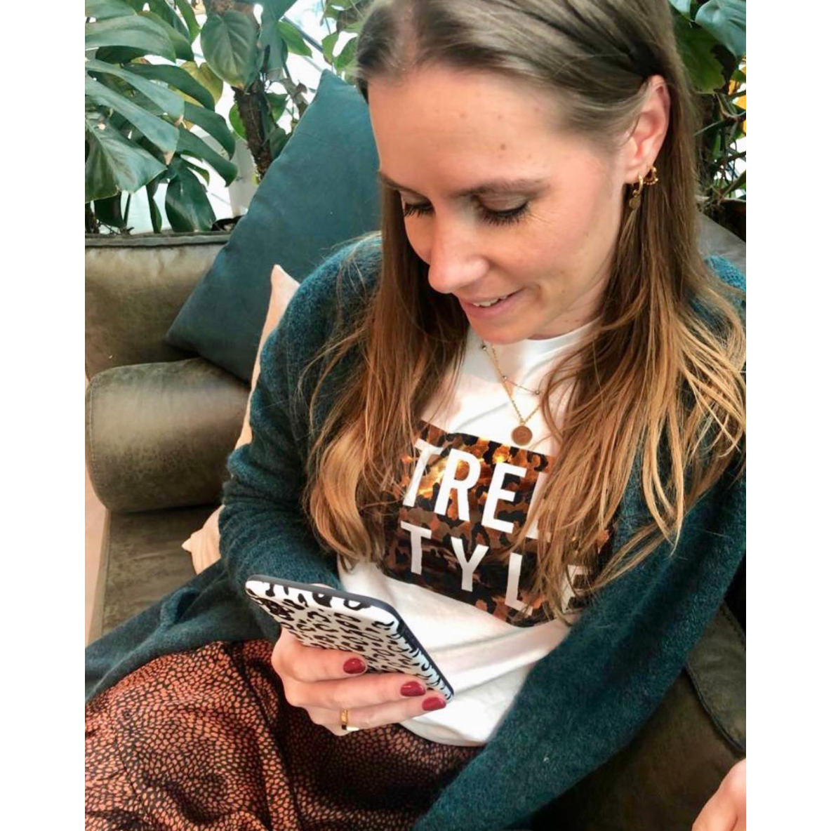 Milieuvriendelijke iPhone-hoes met dierenprint