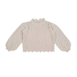 Annie & Charles® finstrikket sweater