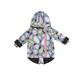 Børn softshell jakke alle frugter