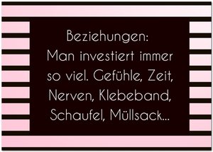 Postkarte "Beziehung"