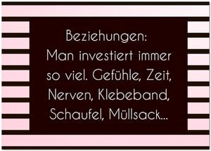Postkarte "Beziehung"