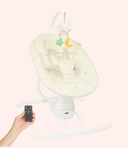 Motorized baby swing