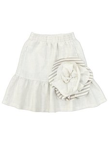 Skirt Tulip Sienna Cream Flower
