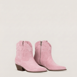 Vicky Pink Texan ankelstøvler