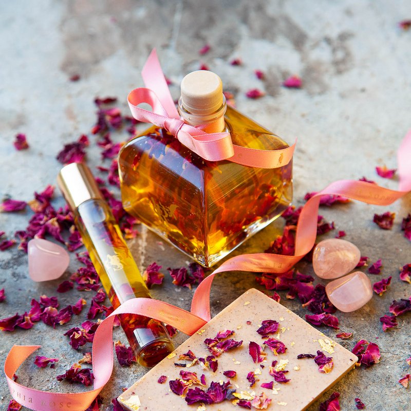Awen Rose Aura Elixir Parfumeret Kropsolie, Rose Vanilje