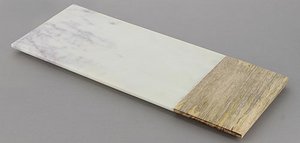 Serveer/snijplank Chop, Marble/Mango Wood