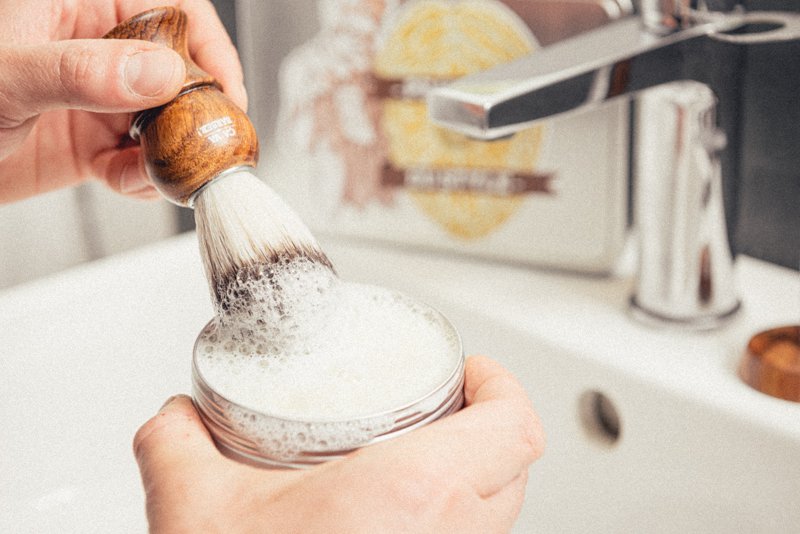 Blaireau de rasage vegan