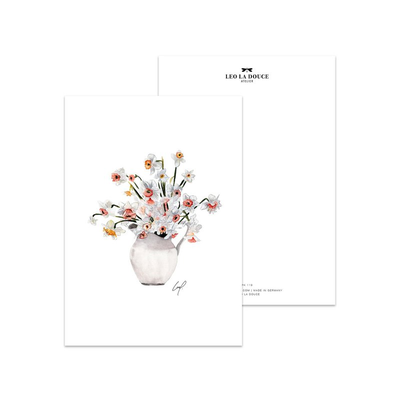 Ansichtkaart - Narcissen