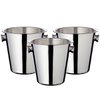 Champagner Kühler Joey 3er Set, Ø 21 cm, Edelstahl