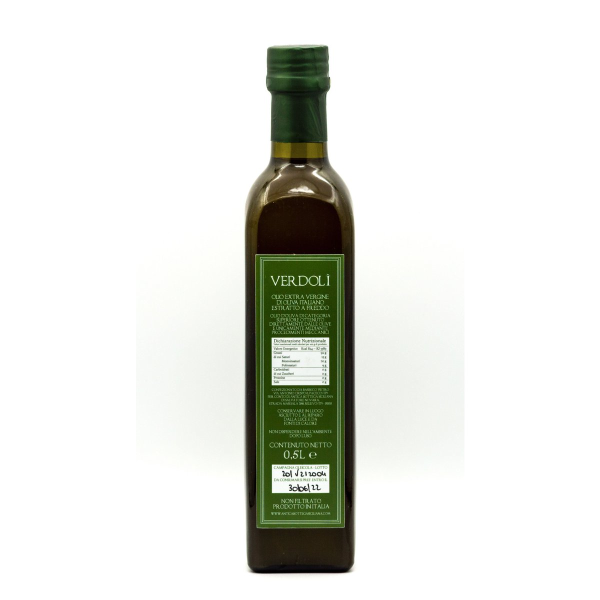 VERDOLI' EVO OIL 0.50cl
