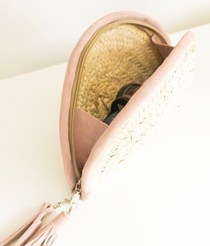 Sina Marokkanischer Make-up-Beutel/Etui in Rosa