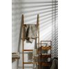 Waffled linen bathroom towel / Medium