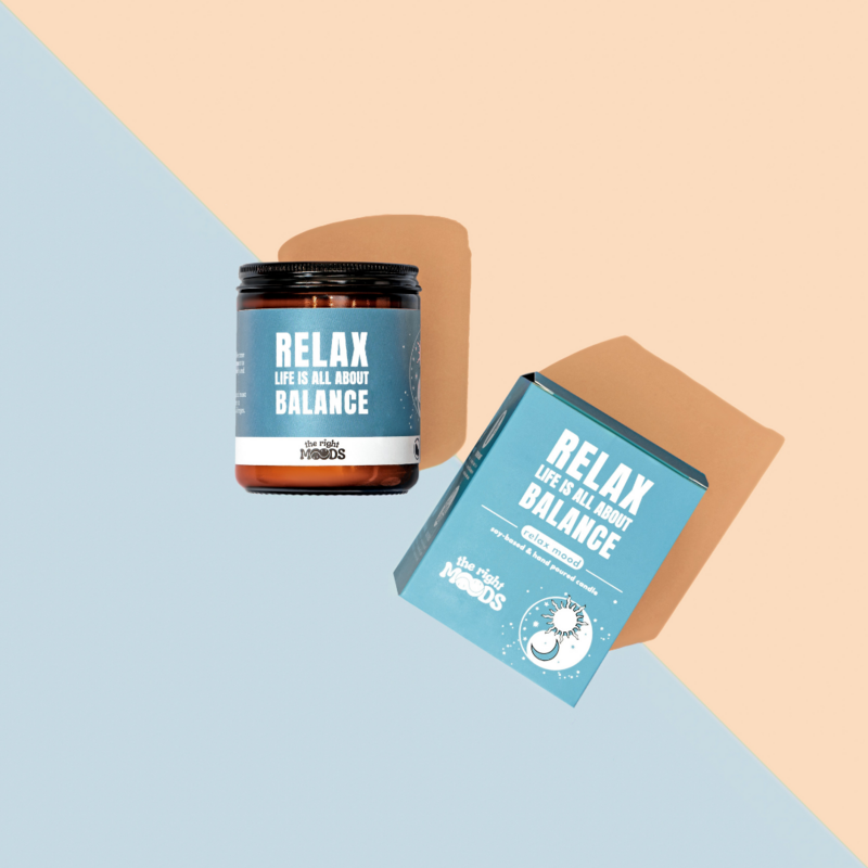 Gavelys – RELAX MOOD – Duftende håndlavet sojavoks