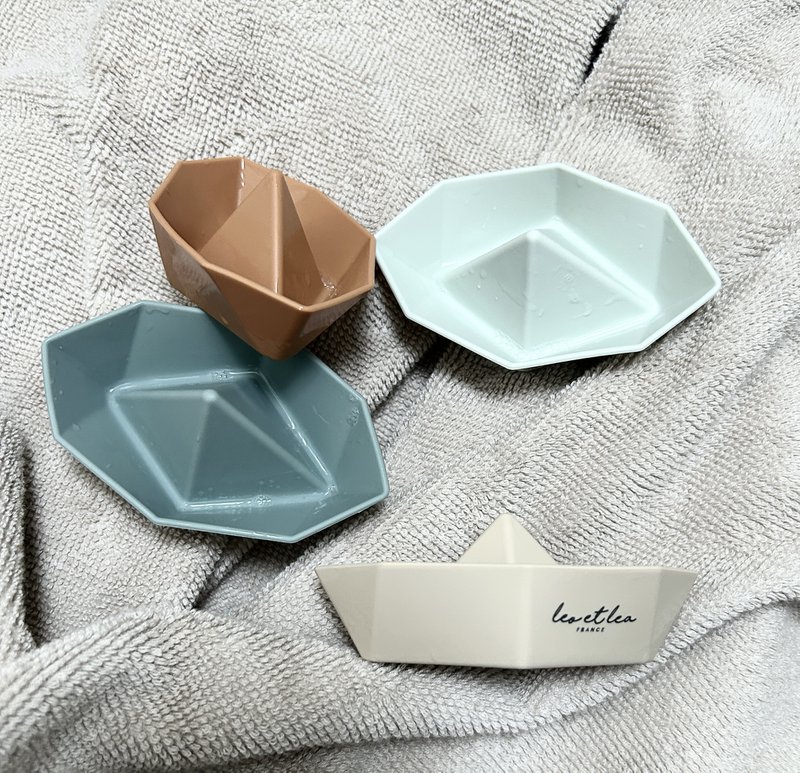 Boat Bath Toy, leo et lea, Silicone, Set of 4 boats