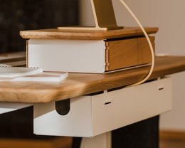 Desk Shelf Mini - Monitor Stand with Drawer