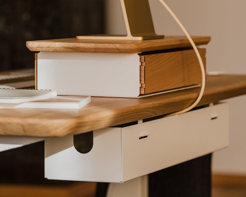 Desk Shelf Mini - Monitor Stand with Drawer