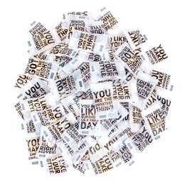 Individually wrapped Shortbread cookies with feel good quotes - Refill box - 170 cookies