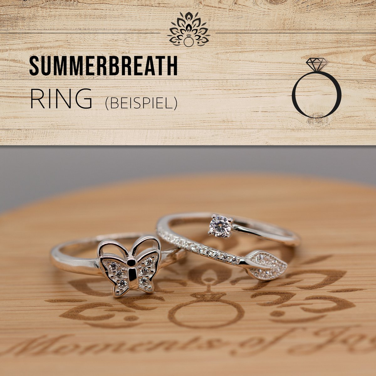 Decorative candle with a tropical scent of sun cream & crackling wooden wick - summerbreath