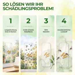 Fungus gnats window trap