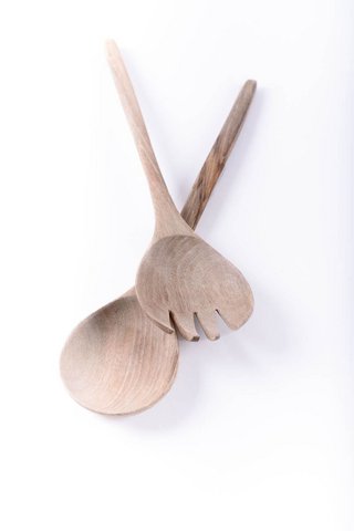 Walnut Salad Servers