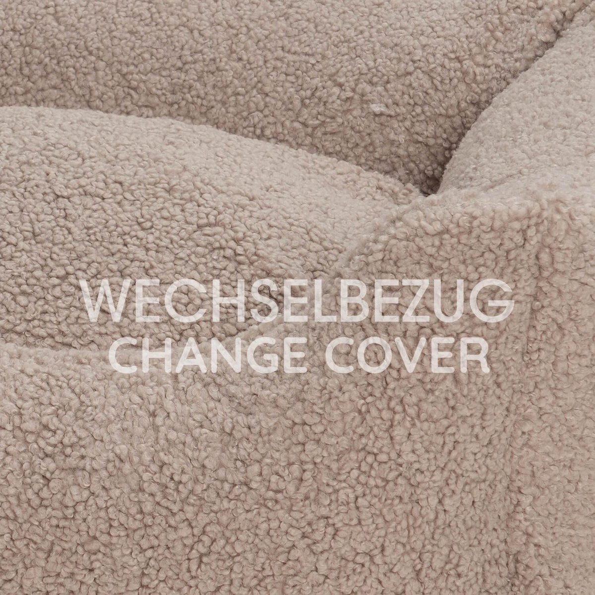 Wechselbezug Hundebett Box Bett Paddy gravel