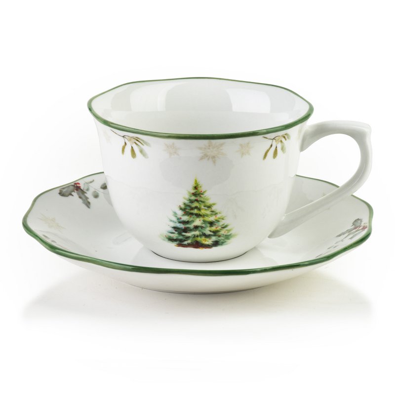 Santa Lila Cup med tallerken 220 ml