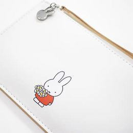 Miffy Flowers Pouch (Beige) I Collection ©Mercis