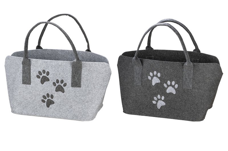 Filz Tasche "Pfoten" VE 4 so