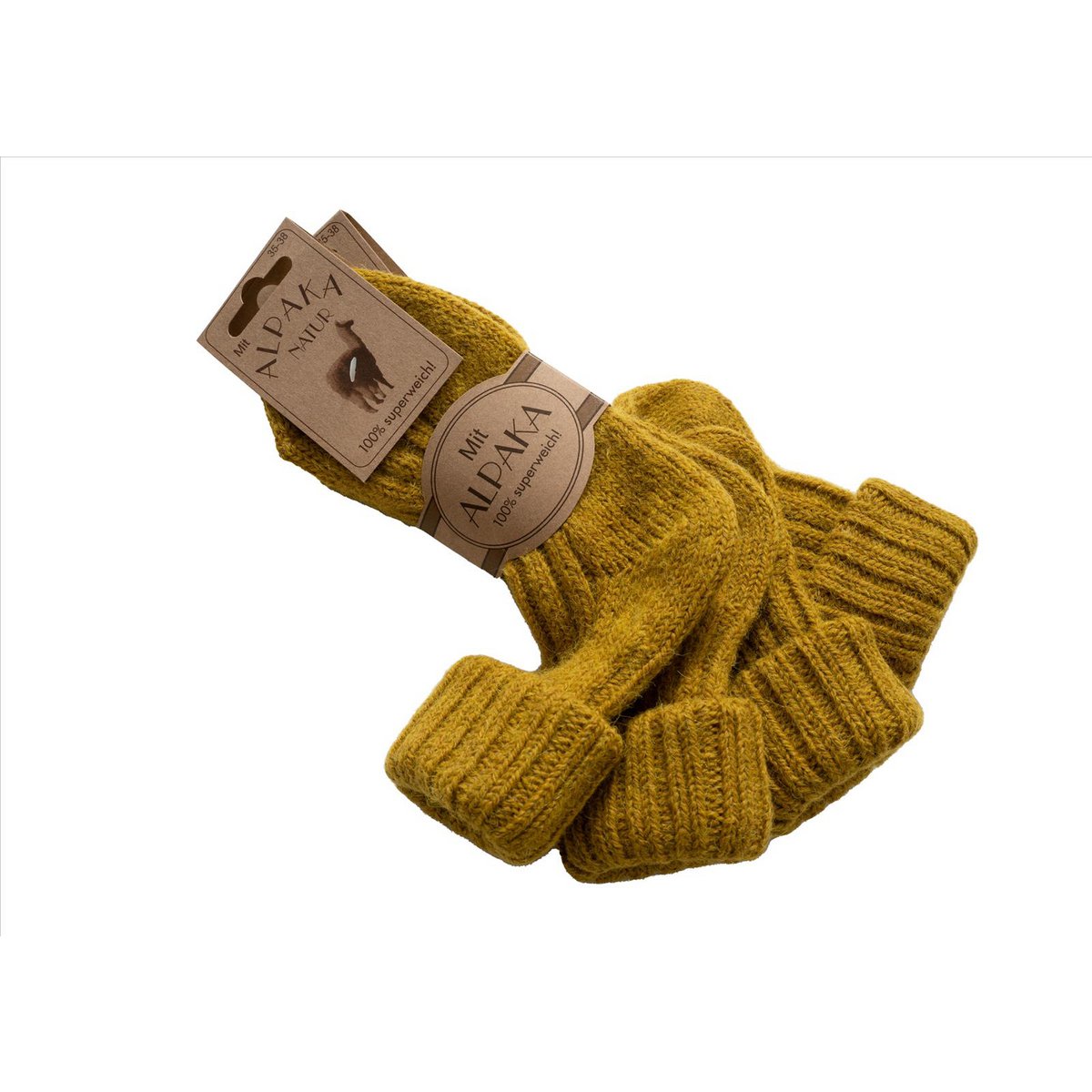 2 paires de chaussettes alpaca colorées "couleur"