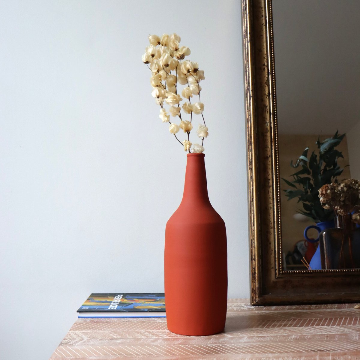 The Belo - Terracotta Mat jars