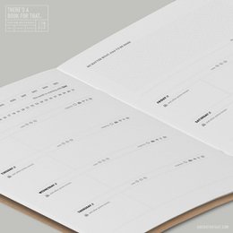 Quaderno di cancelleria per pianificatore settimanale