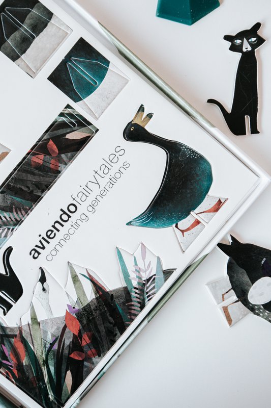 Figuras 3D Puzzle para niños - El cuento de hadas del patito feo