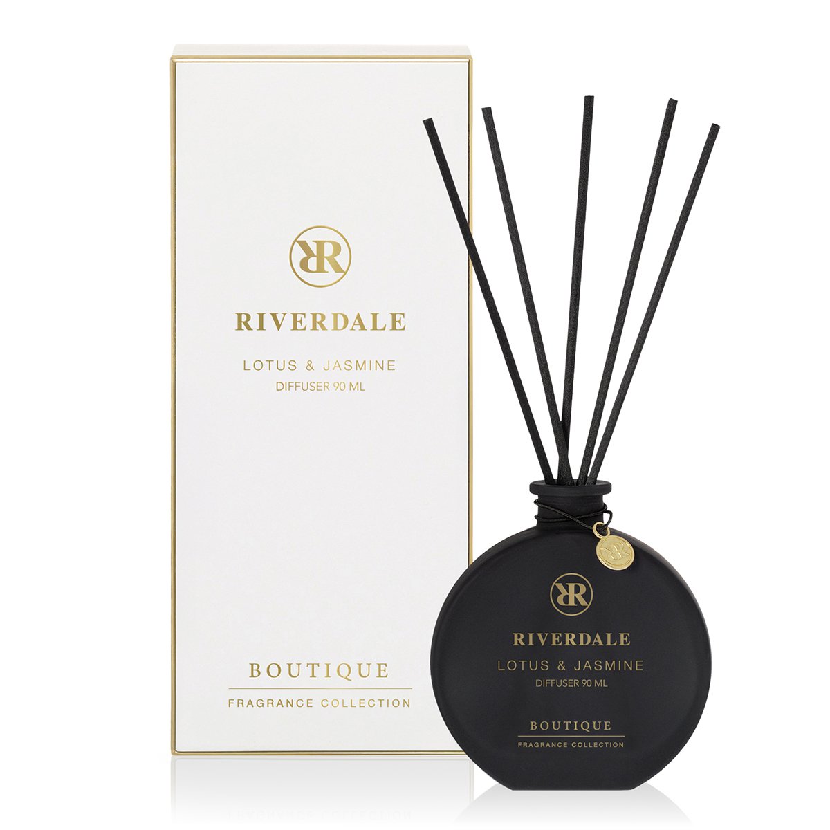 Boutique-Duftstäbchen Lotus & Jasmin 90 ml weiß