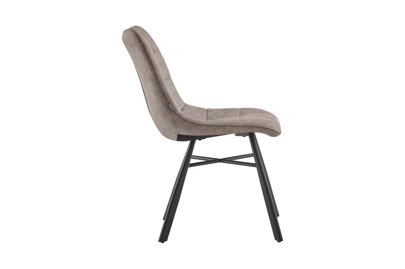 Esszimmerstuhl Dexx - Taupe - Mikrofaser - 2 -Set von 2