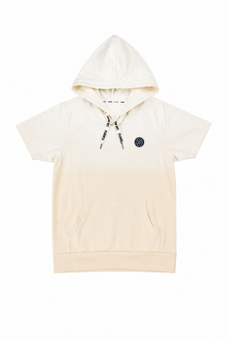 Funkle Jongens Hoodie Shirt – Kleuroverloop Off-White naar Beige