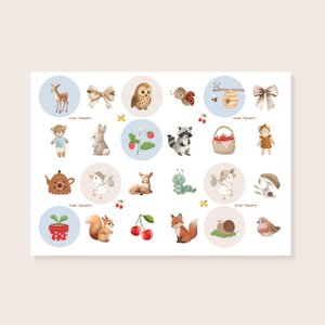 Stickervel Poppybird 2