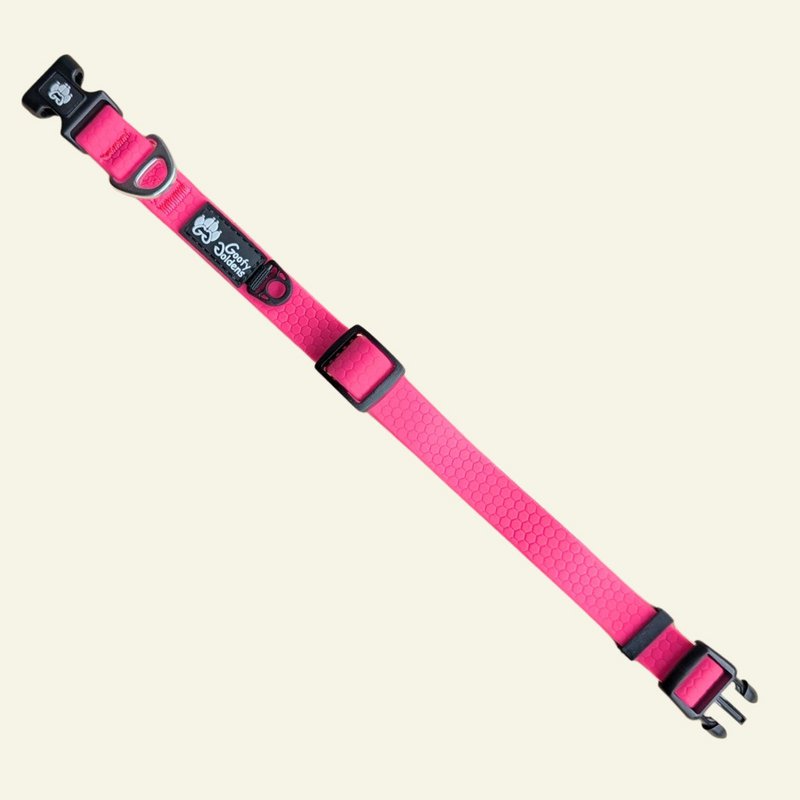 Waterproof collar Neon pink