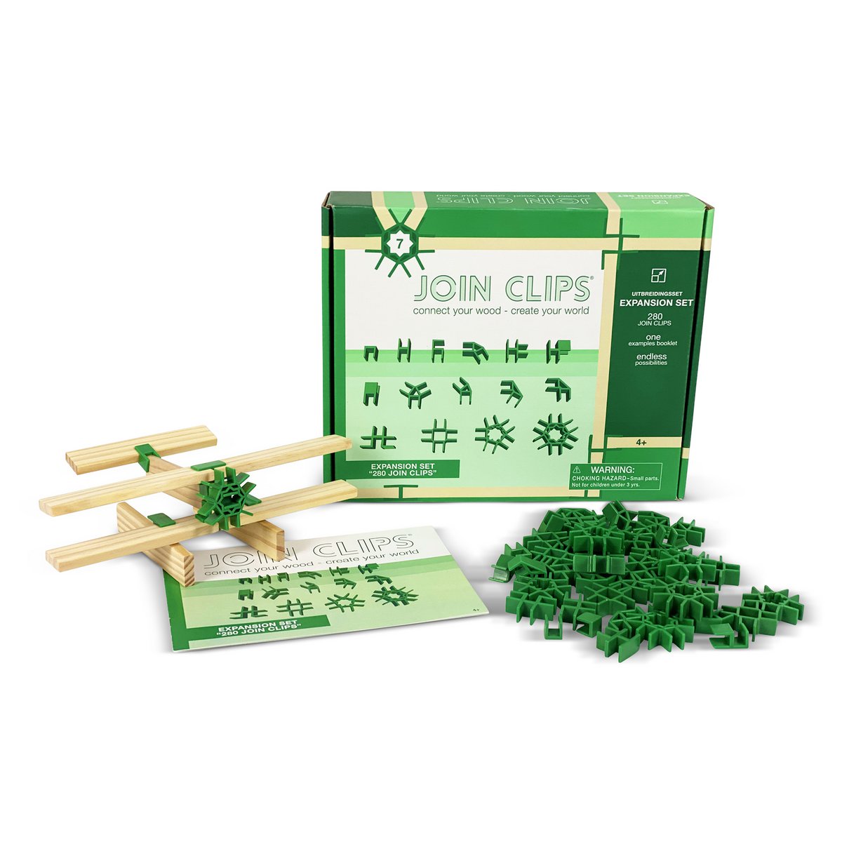 Schließen Sie sich Clips Construction Toys Expansion Set 280 an.