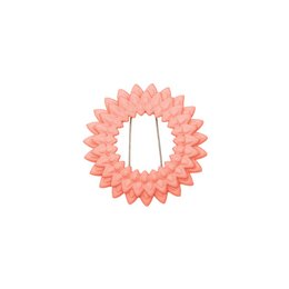 Dahlia broche Coral