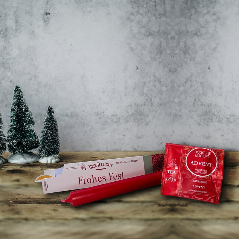 YOUR TEALIGHT / Candlelight and tea enjoyment / Happy Holidays / VE 12