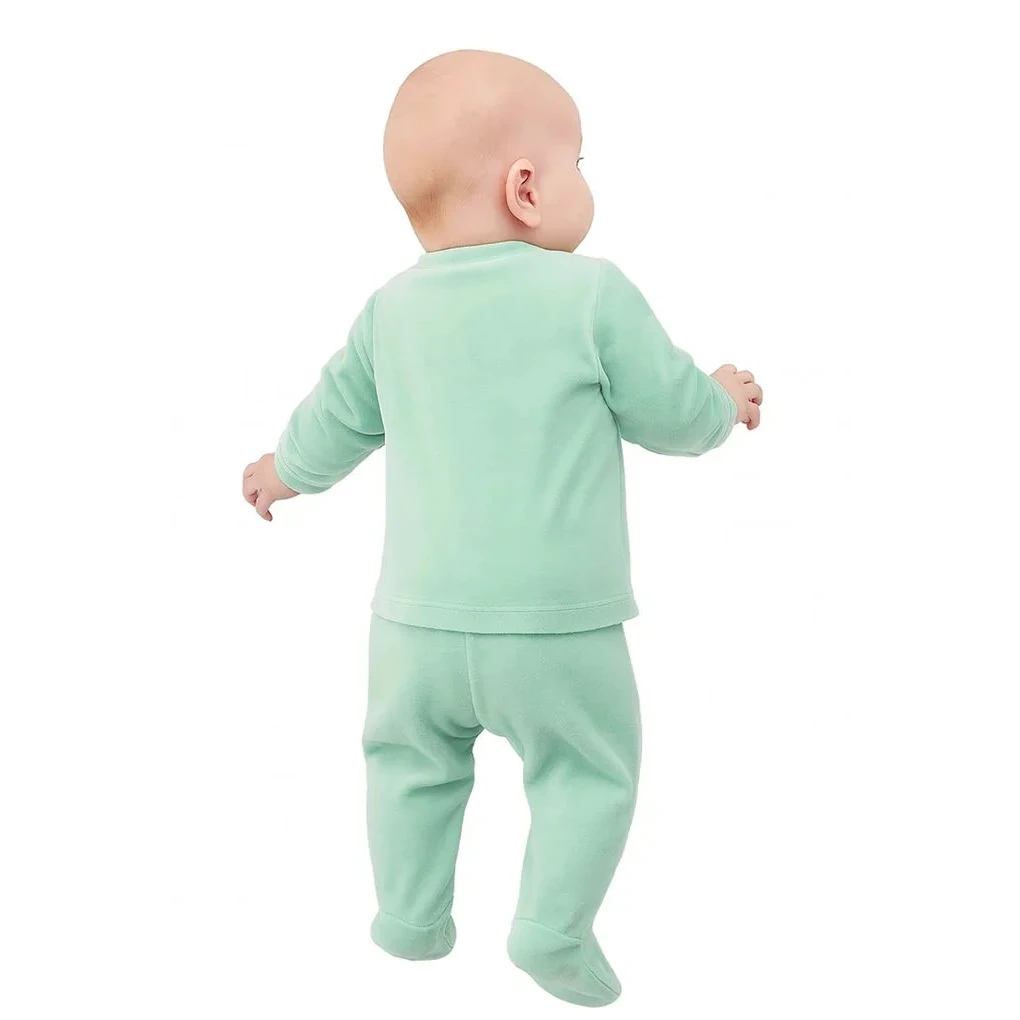 Set in velluto per bambini, 2 pezzi, coniglietto